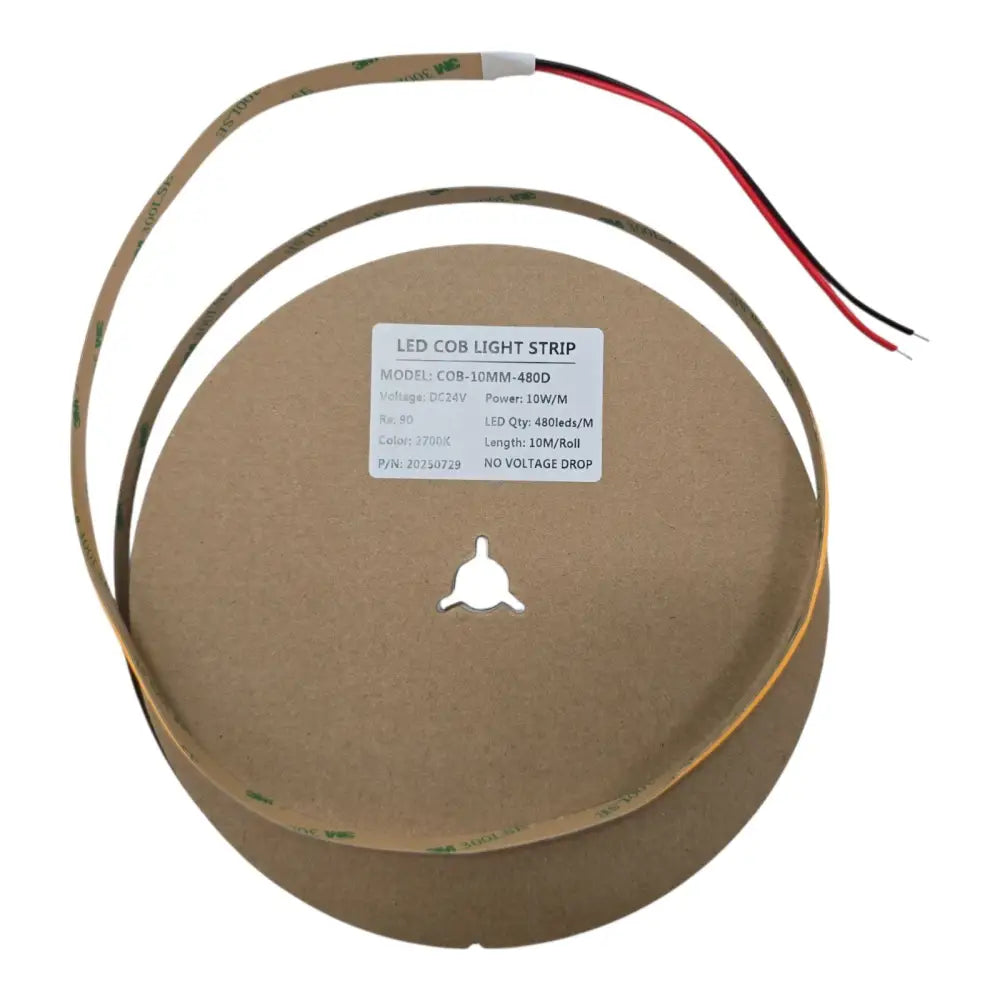 10m COB Warm White Strip Light for Cozy Indoor Lighting LED Strip