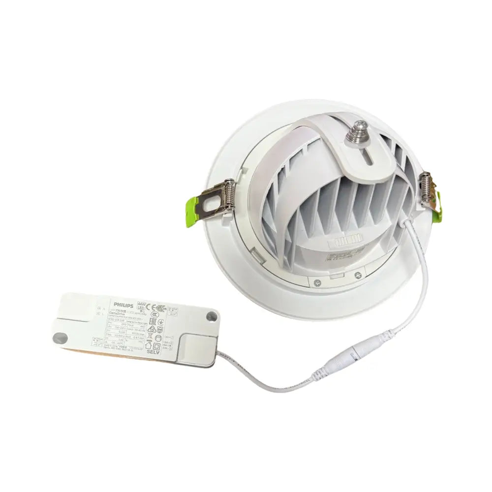 38W LED Tilt Recessed Retail Display Ceiling Light with Adjustable CCT - DownLight