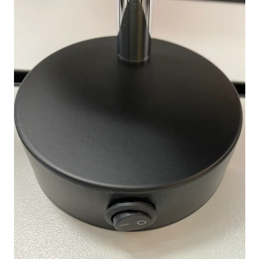 Single Bedside Lamp Shade wall Light Fitting with Rocker Switch Black Chrome UKEW