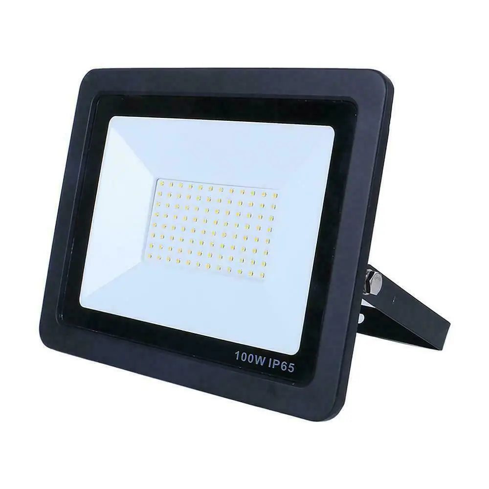 Red Arrow 100w LED IP65 Floodlight Daylight 6000k Black Body Red Arrow