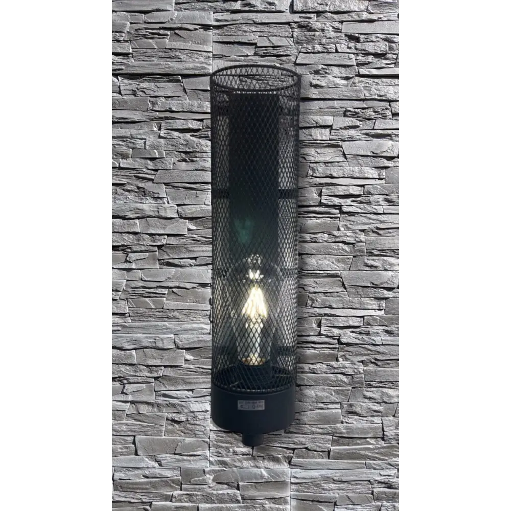 Black Metal Mesh Contemporary Wall Light with On/Off Rocker Switch - Light fixtures UK