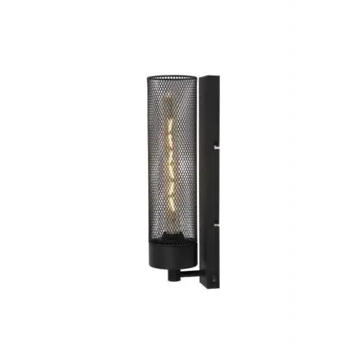 Black Metal Mesh Contemporary Wall Light with On/Off Rocker Switch - Light fixtures UK