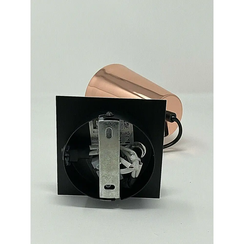 Bedside wall light Adjustable with Rocker Switch, Copper & Black UKEW