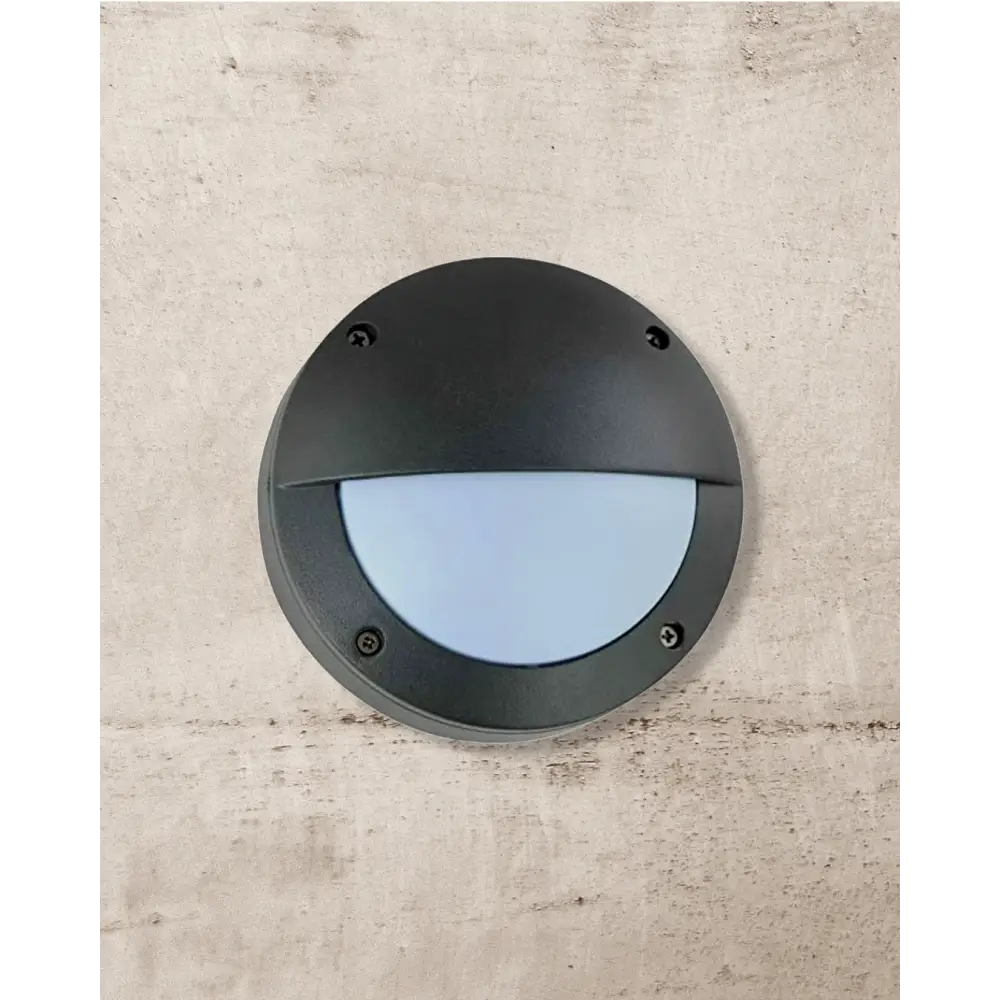 Dark Grey Security Bulkhead Wall Lights for Outdoor Garden Spaces - Garden & Patio:Garden Lighting:Wall & Ceiling Lights