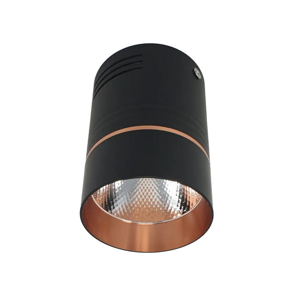 Decorative Ceiling Surface Mount Downlight Spotlight Copper & Matt Black 10W LED UKEW