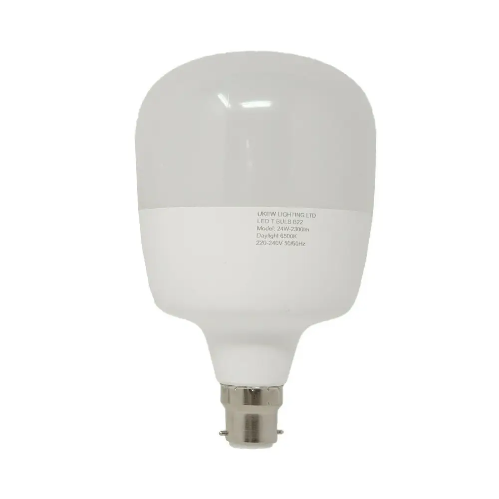 Pack of 2 Large eco LED Light T-Bulb Lamp 24W Bulb B22 2300LM 6500k AIGOSTAR