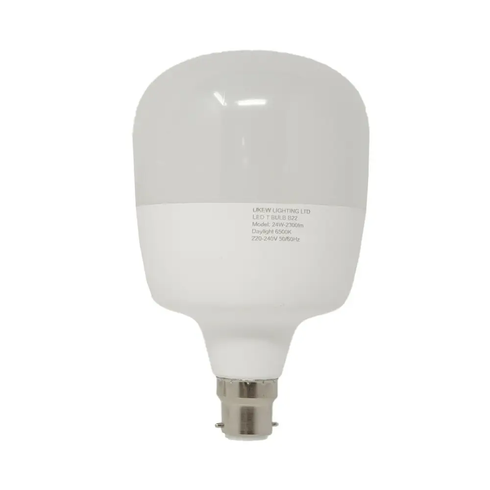 2 X Large ECO LED Light T-Bulb Lamp 18W BC Bayonet B22 1600 Lumens 6500k AIGOSTAR
