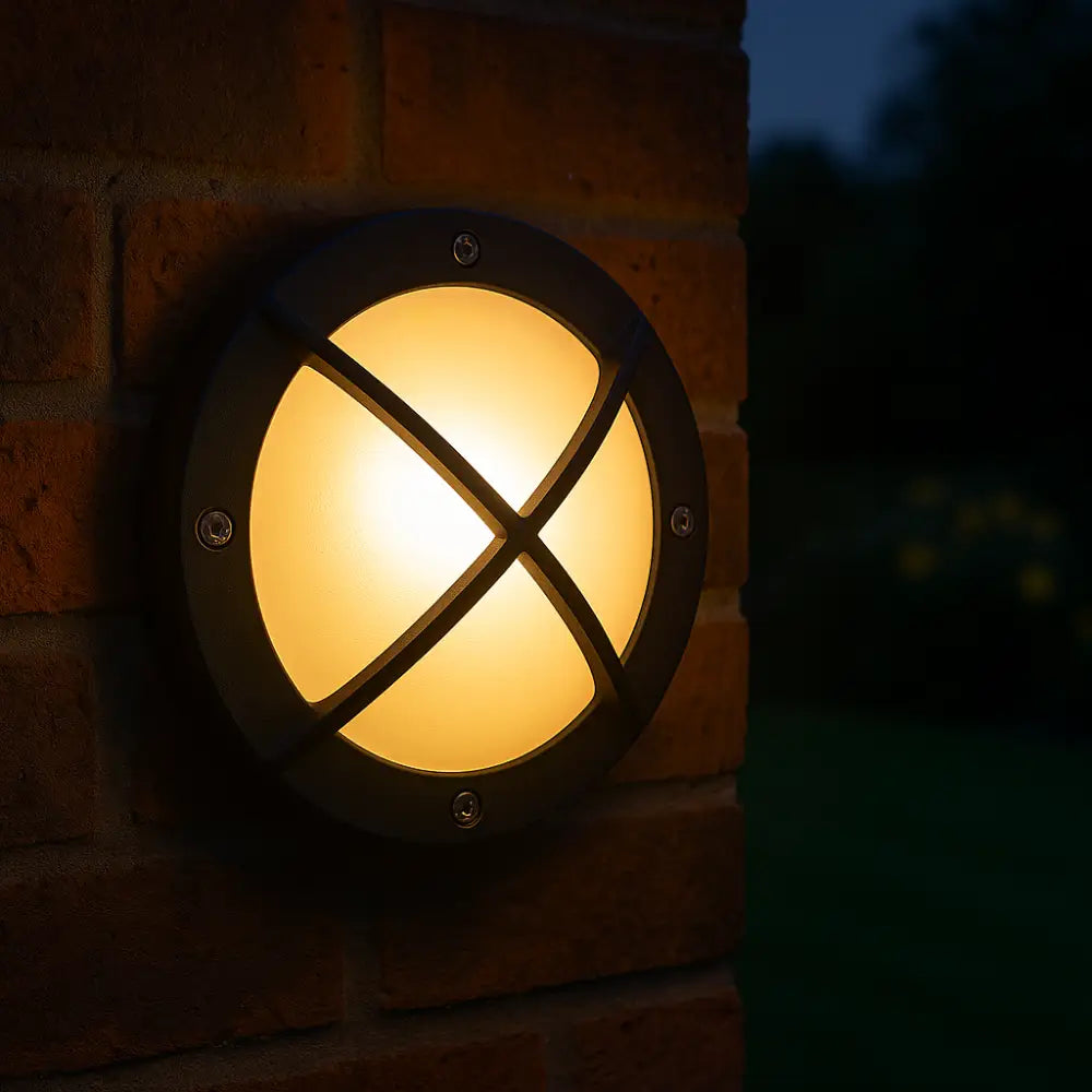 Elegant Bulkhead Wall Lights for Garden and Patio Illumination - Garden & Patio:Garden Lighting:Wall & Ceiling Lights