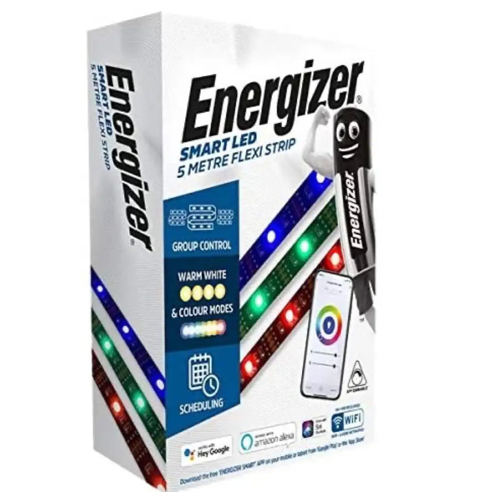 Energizer Smart 5M Flexi Strip Light - UK 3 PIN Plug Light fixtures UK