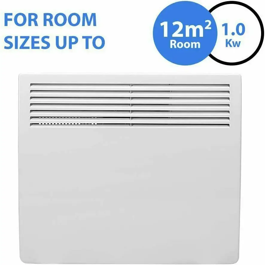 Electric wall Heater 1 Kw Wall-Mounted Electric Panel With 24hr LCD Timer UKEWinsatheat