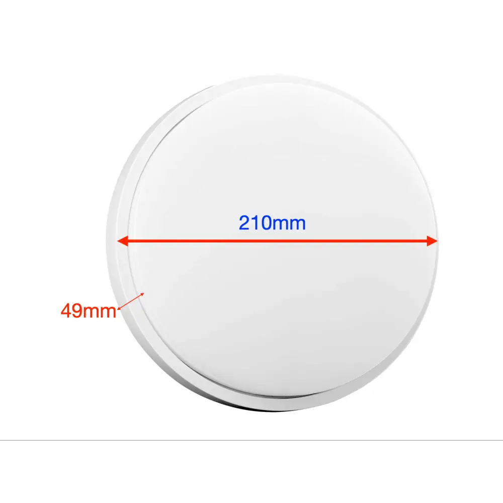 Bathroom Garden or Porch Round Bulkhead 4000K LED Light IP54 UKEW