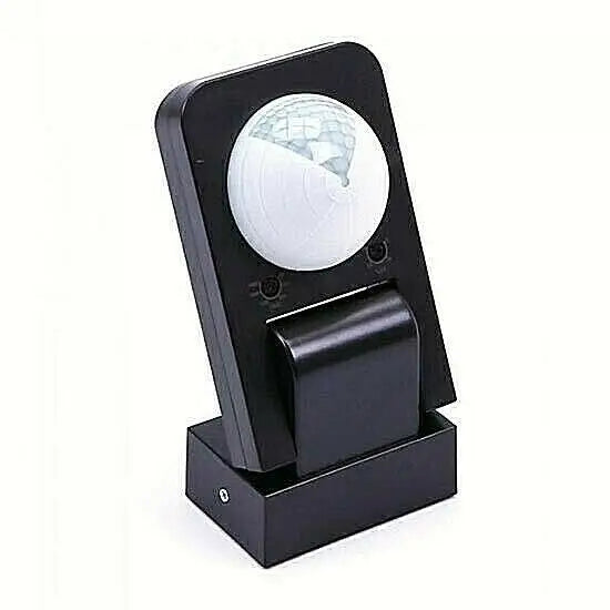 PIR Infrared Motion Sensor Black Outdoor 360 Degree manual override IP65 UKEW