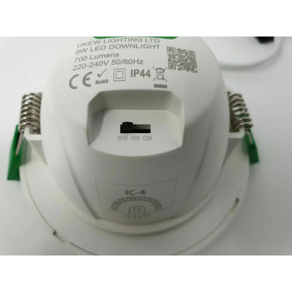 3 in 1 LED Spot Downlight IP44 9W LED Dimmable Frosted White 3000k/4000k/6500k UKEW