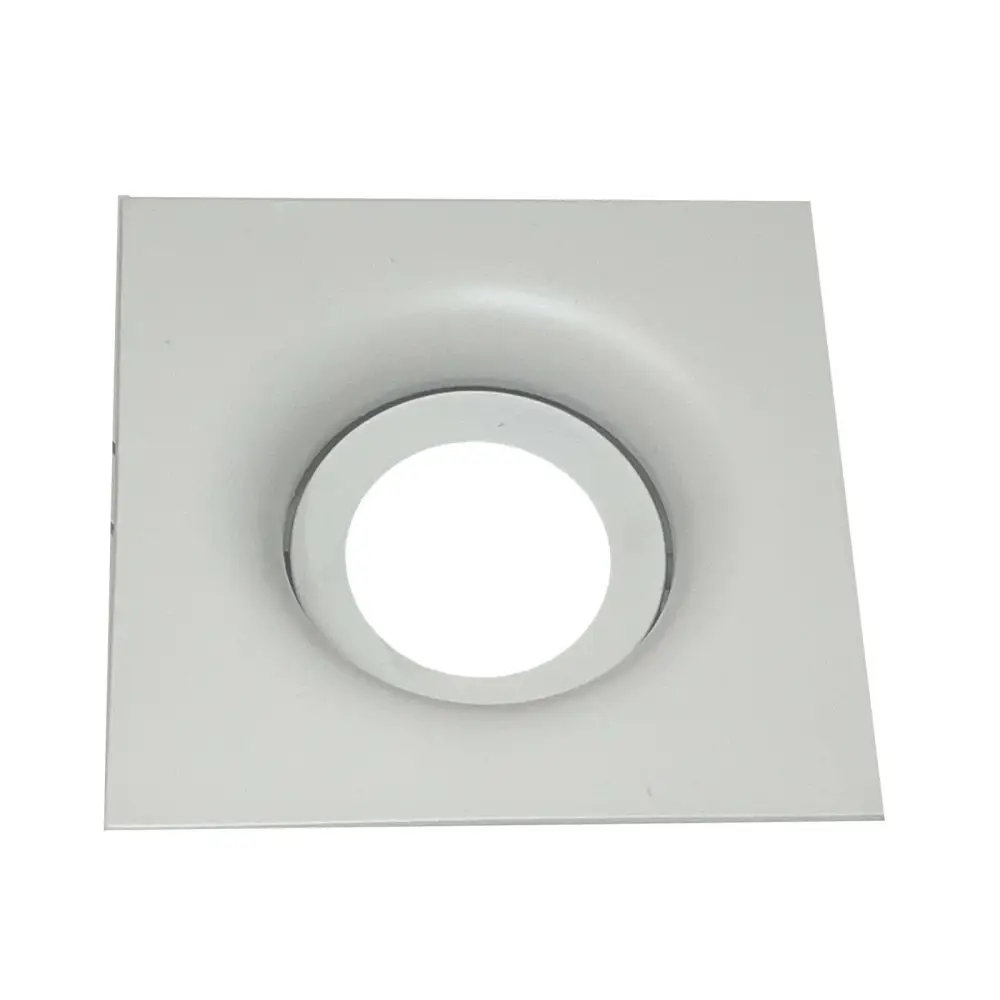 Large Square Matt White GU10 Tilt Led Ceiling Recessed Downlight Spotlights UKEW®
