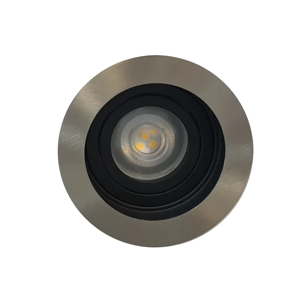 4 X   Round Recessed Premium Ceiling GU10 Downlight Spotlights In Brushed chrome UKEW