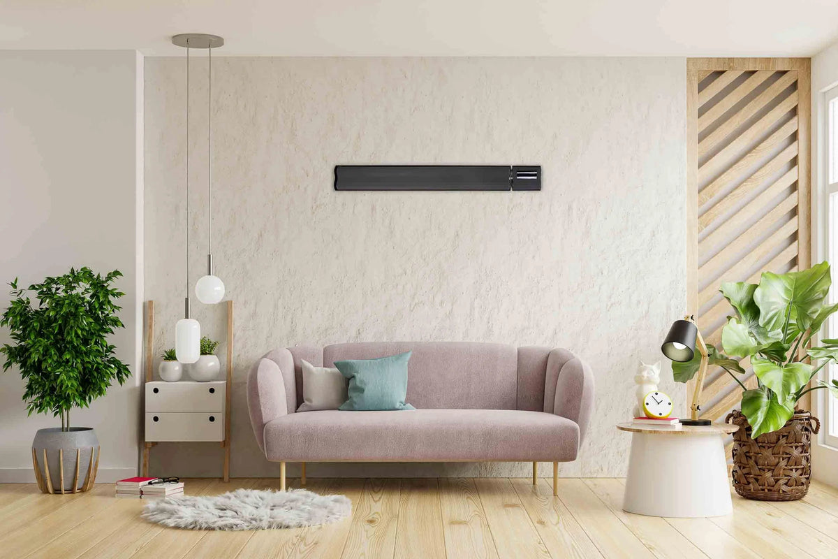 4ft Infrared Bar Heater Built in Thermostat 1800W Remote control and Wifi