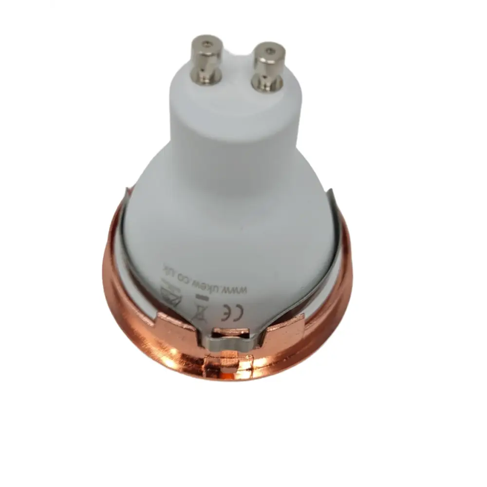 Modern LED Recessed Ceiling Lights in Rose Gold Copper Finish - DownLight