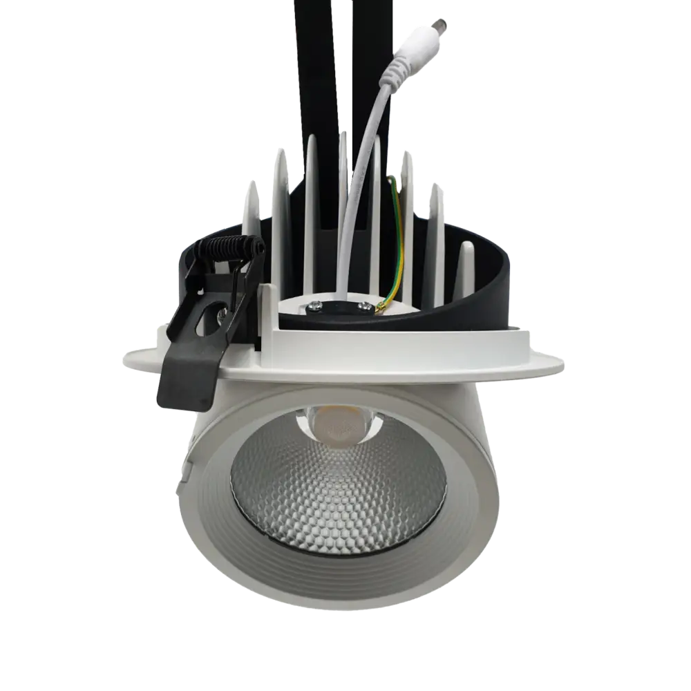 Modern recessed Ceiling Scoop Tilt Downlight 35W LED Commercial 4000K UKEW