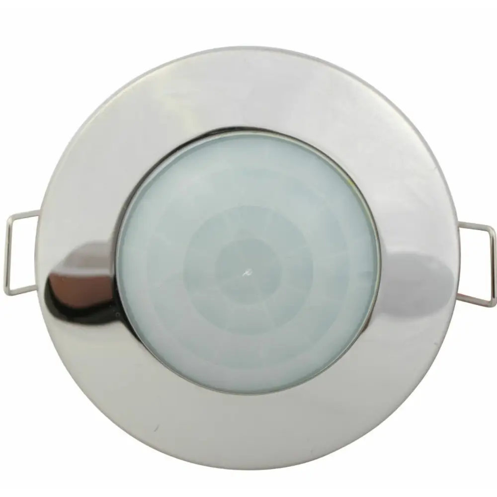 Motion Sensor Detector PIR 360 Recessed PIR Ceiling Occupancy Light Chrome UKEW