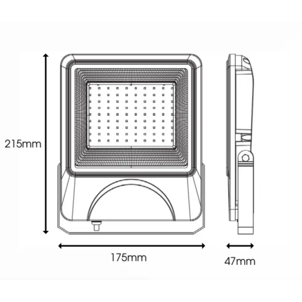 Power-full Slim LED Floodlight 30 Watt, IP66 Rated,Outside Light Qvis