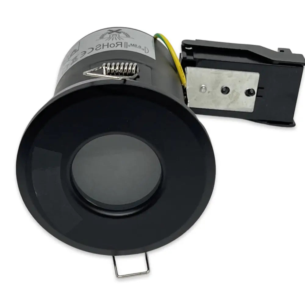 Black Bathroom IP65 Fire Rated GU10 Downlight Spotlights UKEW