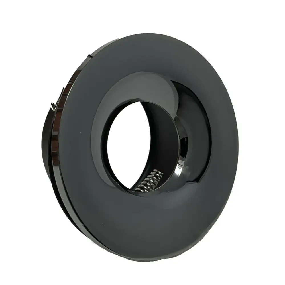 Round Black GU10 Fix curved Led Ceiling Recessed Downlight Spotlights UKEW®