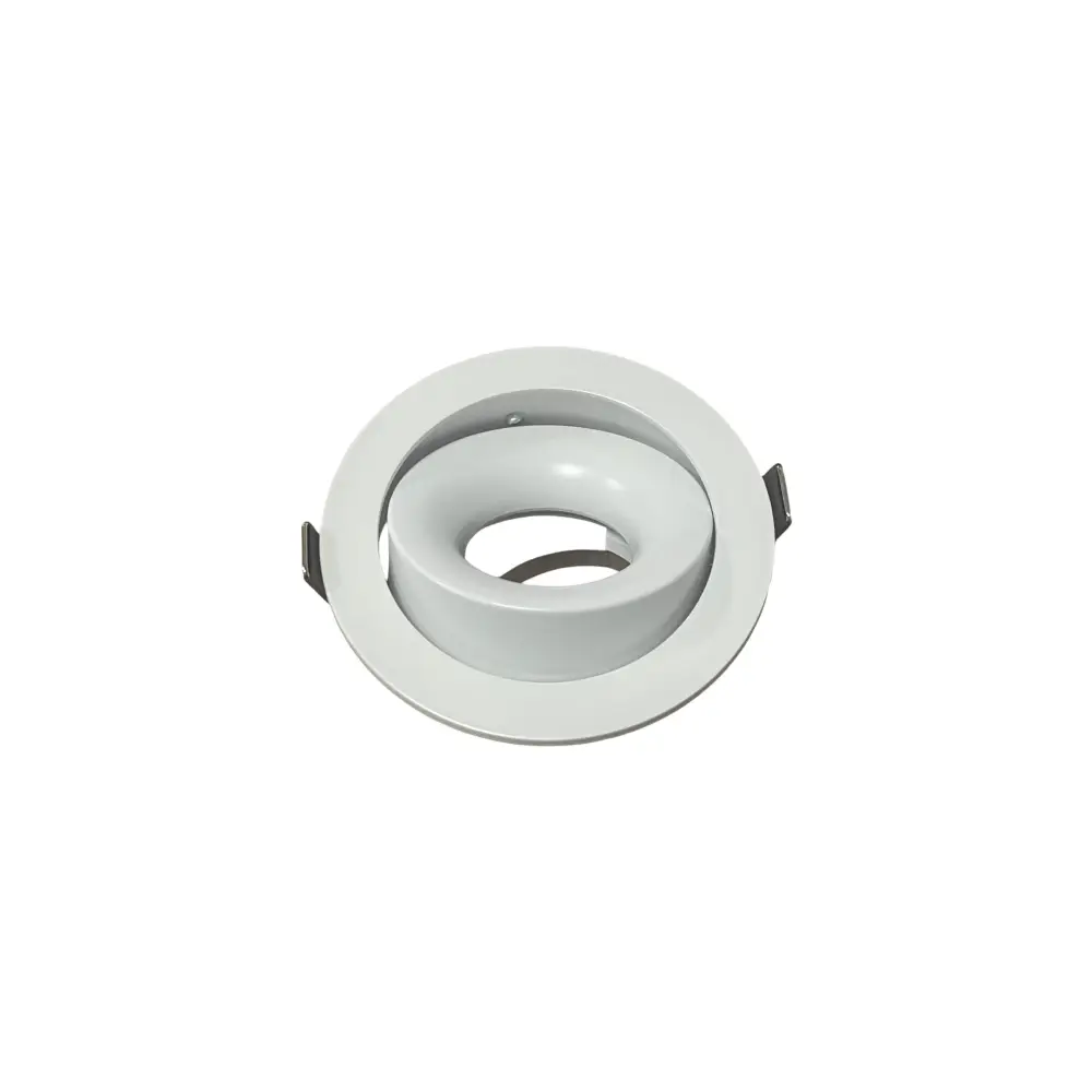 Round GU10 Spotlight Tilt Adjustable for Large Area Lighting in White - Home Furniture & DIY:Lighting:Other Lighting