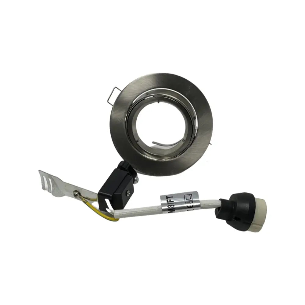 GU10 Twist & Lock Tiltable Downlight Spotlight Satin Chrome Finish UKEW
