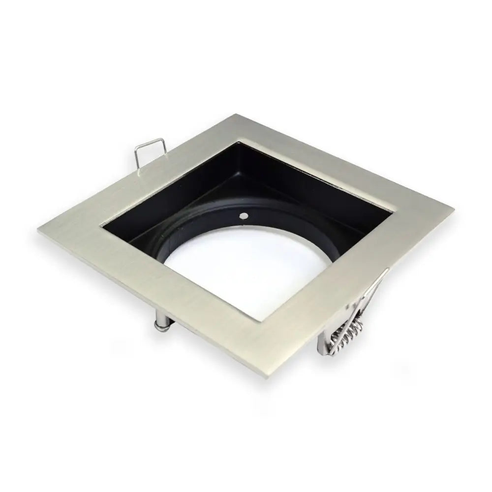 Ceiling Spotlight Recessed Downlight GU10 Fitting Square Chrome &Black UKEW