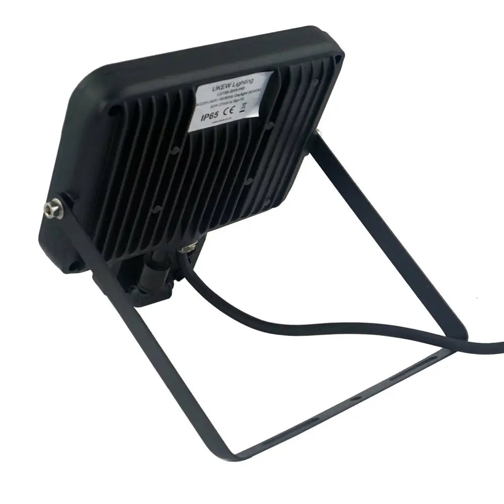 UKEW Slim LED Floodlight 10, 30, 50 Watt, PIR Sensor, Rain safe, Black,IP65 UKEW