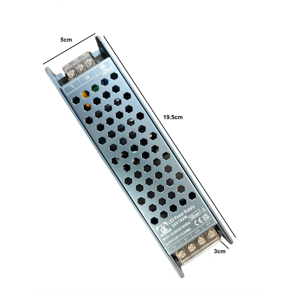 Slim Line ECO Constant Voltage LED Driver 150W 24V for LED Strips - LED Driver