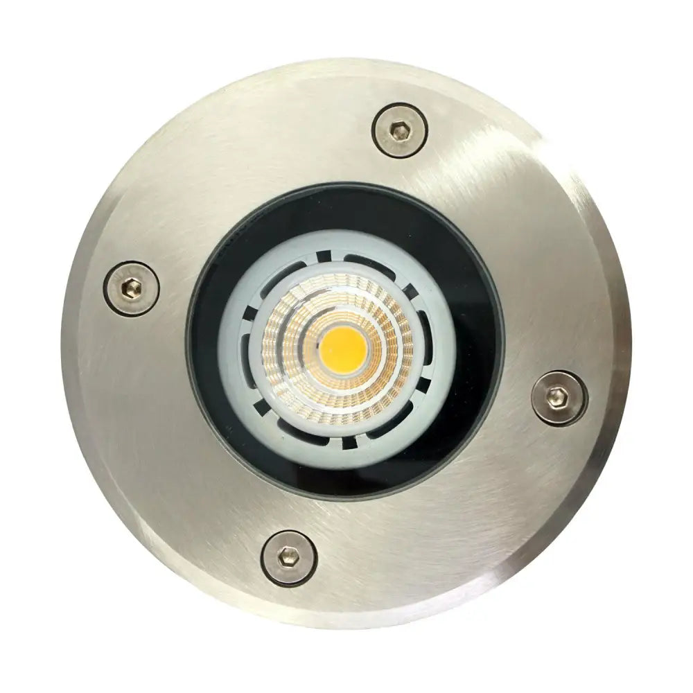 Ground light outdoor light Round S/Steel HiGrade Walkover/Drive over IP67 GU10 UKEW®