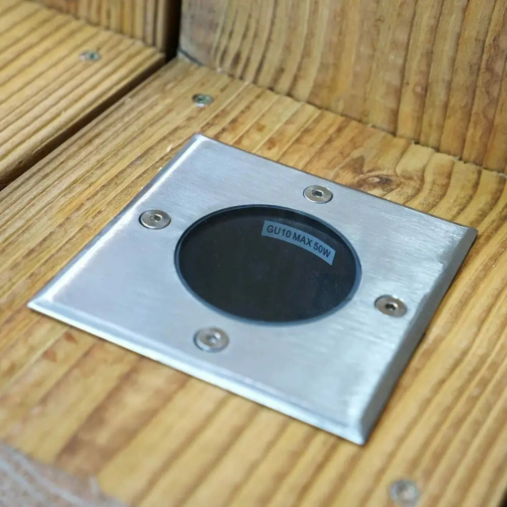 Ground square Light IP67 Walkover Drive Ground Light Outdoor Decking Walk Over UKEW