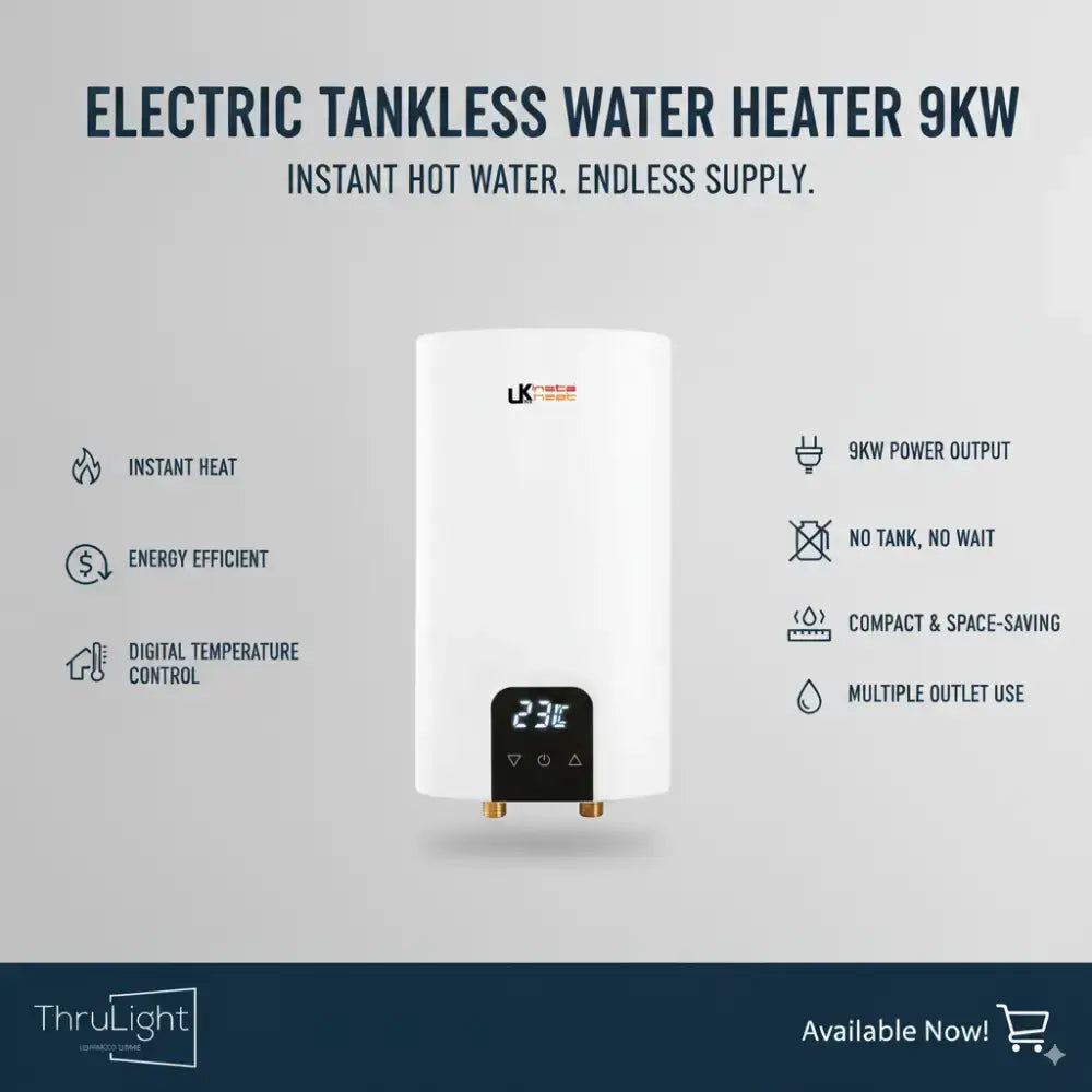 Tankless Water Heater with Oversink Automatic Memory Function - Home Furniture & DIY:Heating Cooling & Air:Heaters &