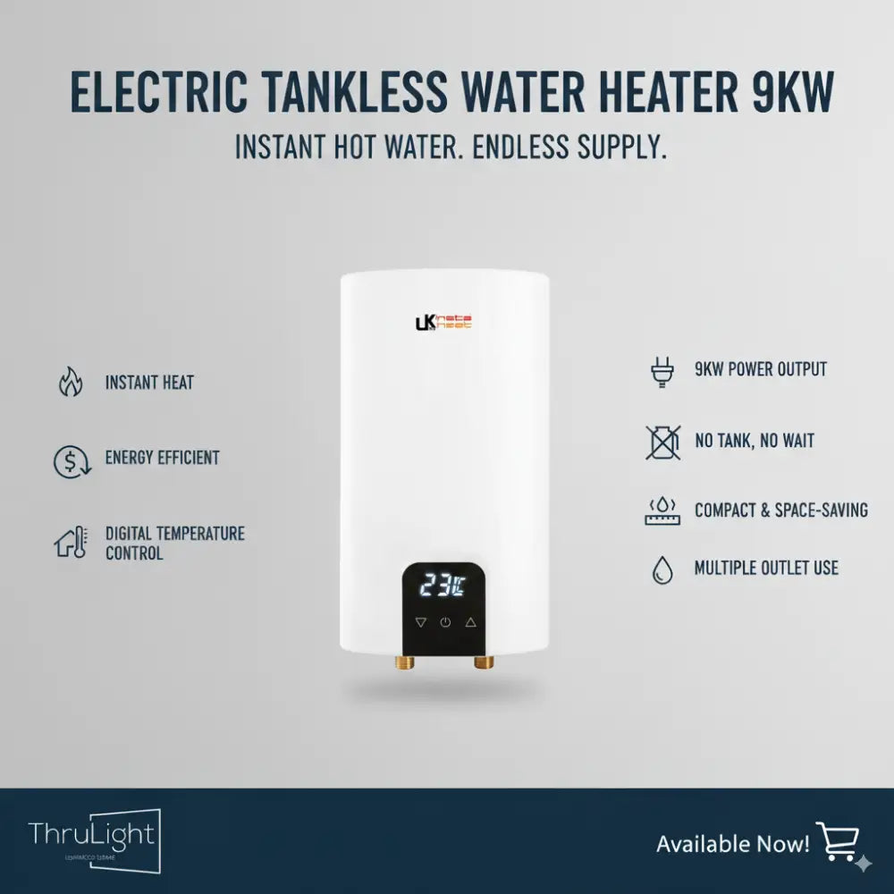Tankless Water Heater with Oversink Automatic Memory Function - Home Furniture & DIY:Heating Cooling & Air:Heaters &