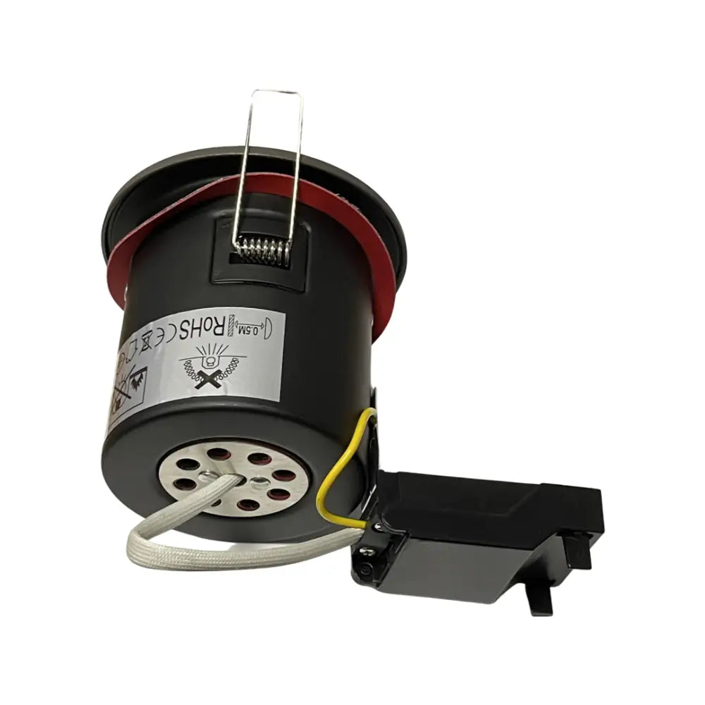 GU10 Fire Rated Round Recessed Ceiling Twist Lock Downlight Tilt grey UKEW