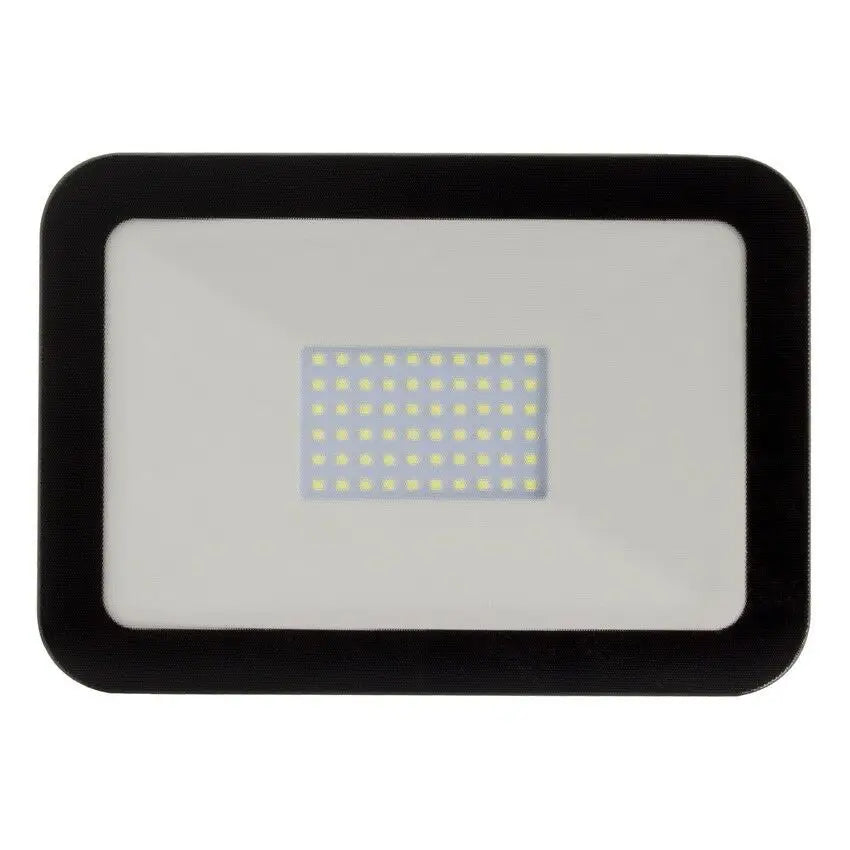 Outdoor LED Floodlight 10W 30W 50W Slim Line 6500K Flood Light IP65 Black UKEW