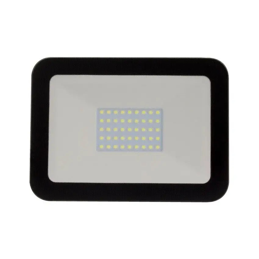Outdoor LED Floodlight 10W 30W 50W Slim Line 6500K Flood Light IP65 Black UKEW