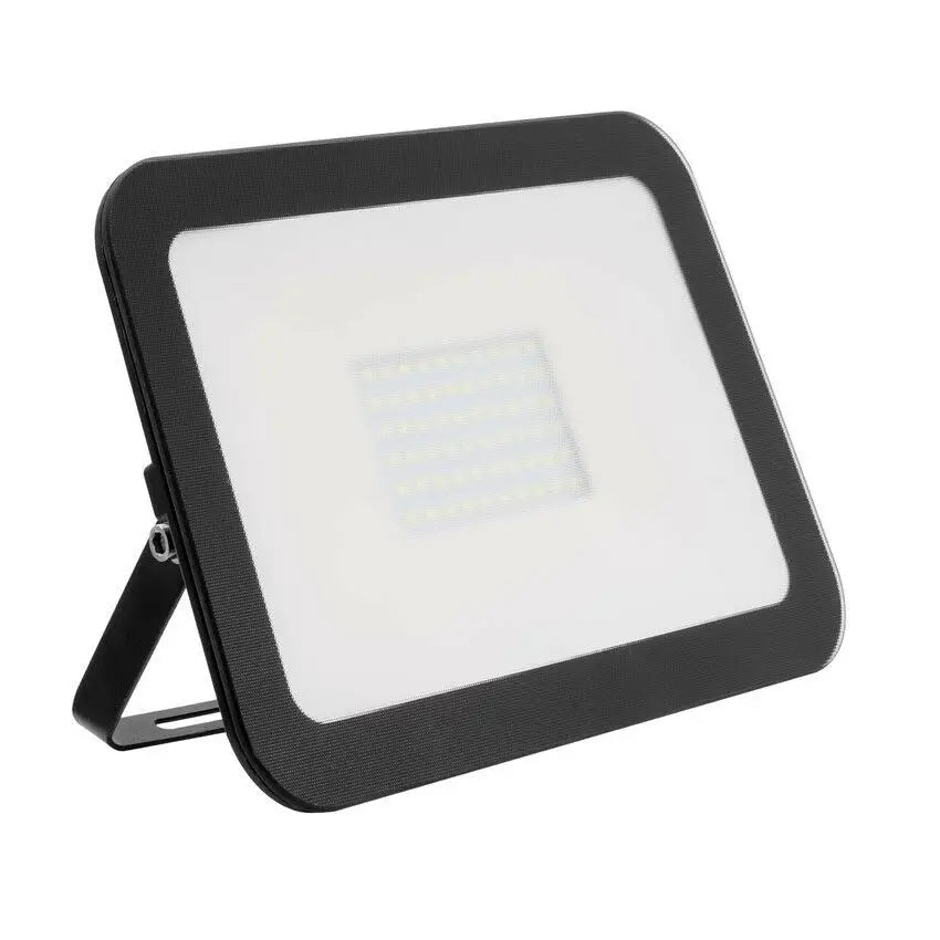 Outdoor LED Floodlight 10W 30W 50W Slim Line 6500K Flood Light IP65 Black UKEW