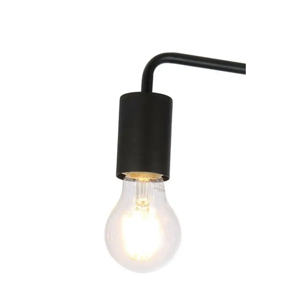 Vintage Over the Table 3 Way Ceiling Light black Finish E27 Fitting UKEW®