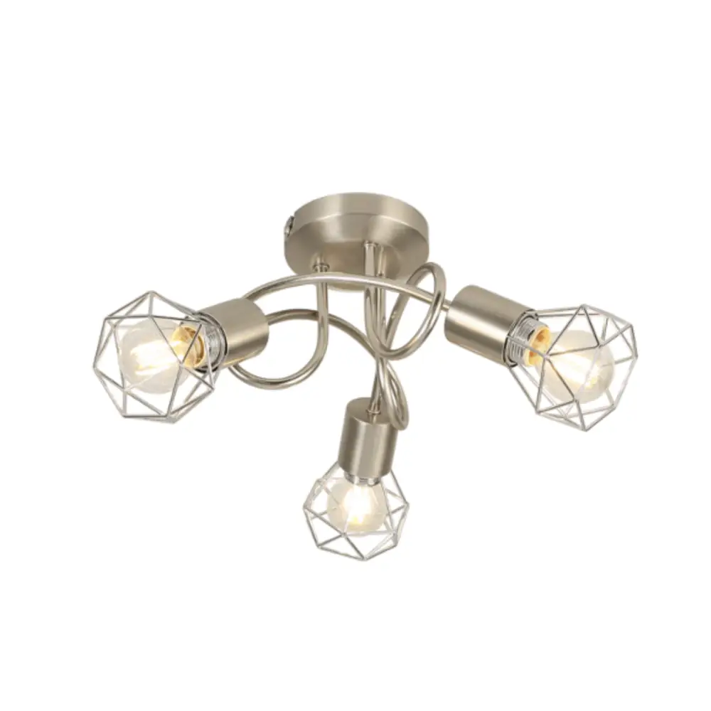 Vintage Decorative Cage Ceiling Light for a Nostalgic Home Touch - Garden & Patio:Garden Lighting:Wall & Ceiling Lights