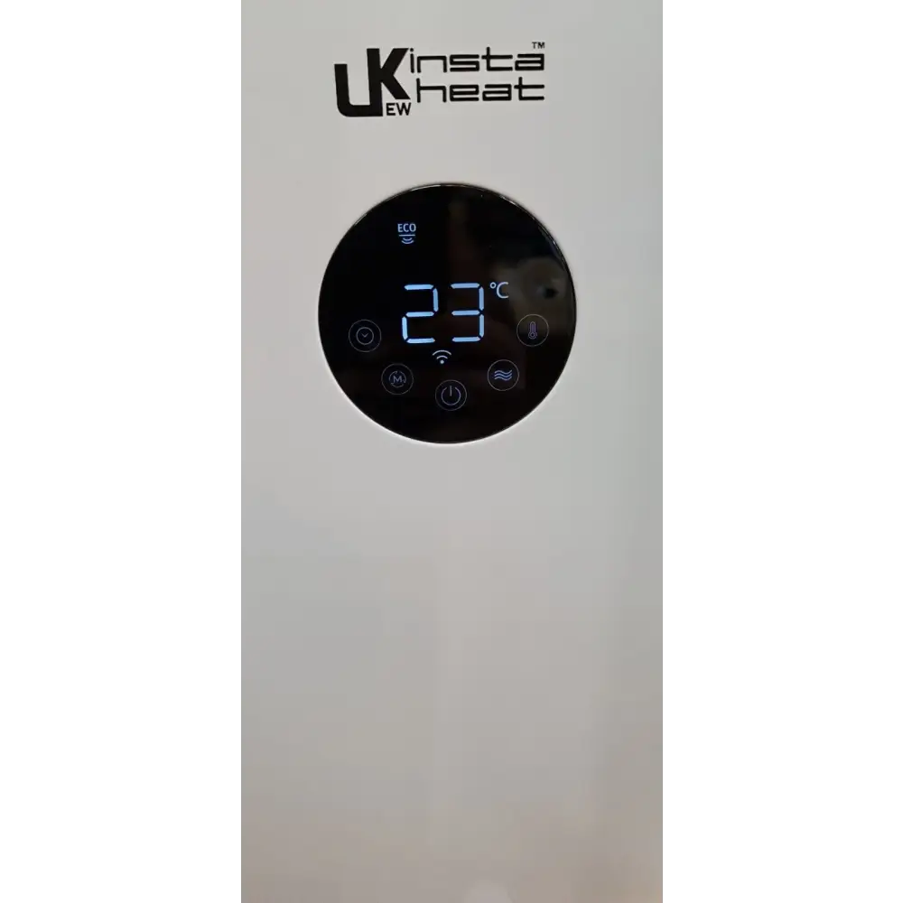 Wall Heater Wifi Electric Convector Panel White 24H 7 Day Thermostat 2Kw/1/KW - Light fixtures UK