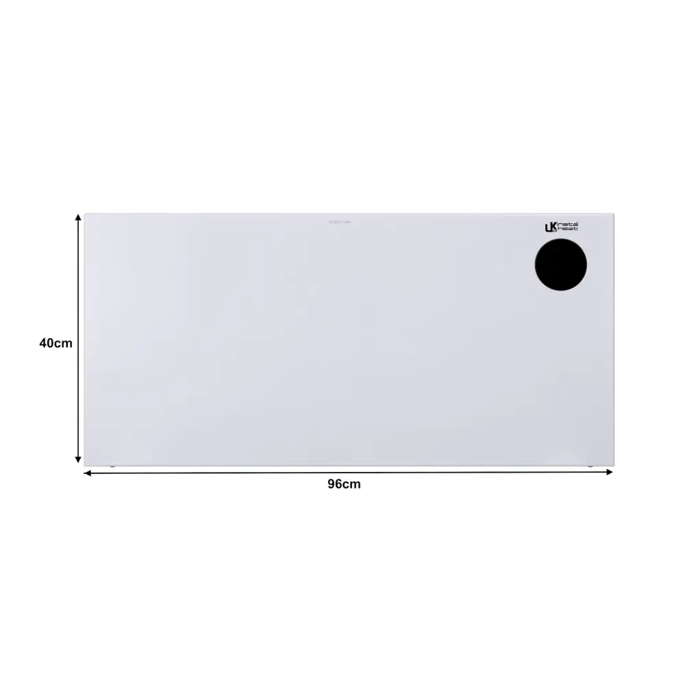 Wall Heater Wifi Electric Convector Panel White 24H 7 Day Thermostat 2Kw/1/KW - Light fixtures UK
