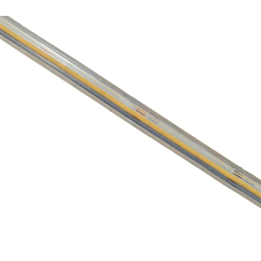 IP67 COB 9W LED Dotless Strip Light, Waterproof 24V, 480 LEDs, CRI 90, 3000K, 5M Roll, high-performance lighting, indoor and outdoor use.