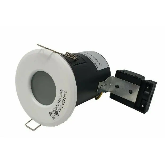 Bathroom fire rated downlight IP65 Fire Rated GU10 white Spotlights UKEW