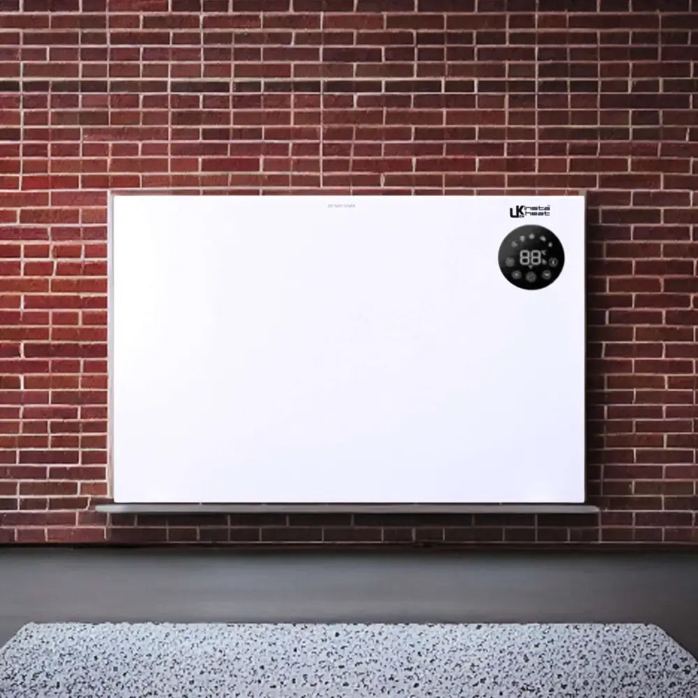 Wall Heater Wifi Electric Convector Panel White 24H 7 Day Thermostat 0.5Kw/1/KW - Light fixtures UK