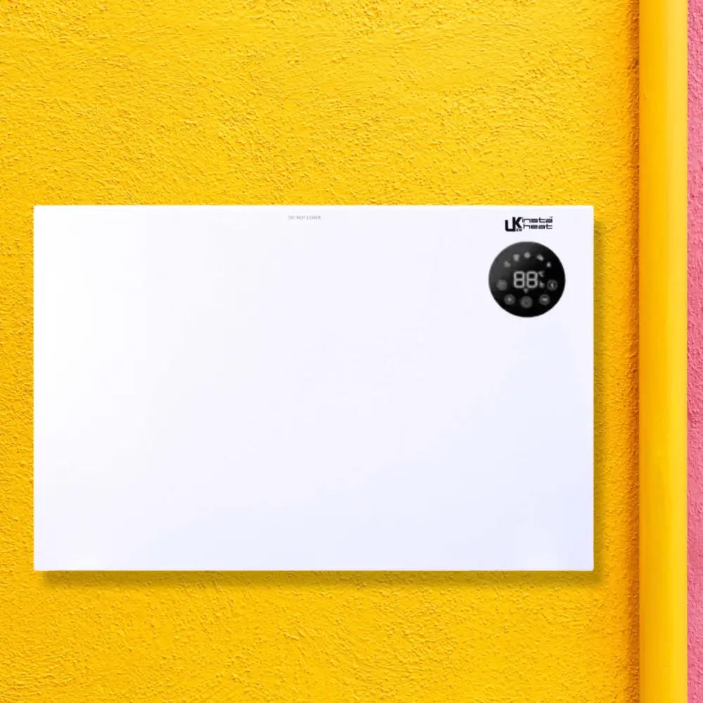 Wall Heater Wifi Electric Convector Panel White 24H 7 Day Thermostat 0.5Kw/1/KW - Light fixtures UK
