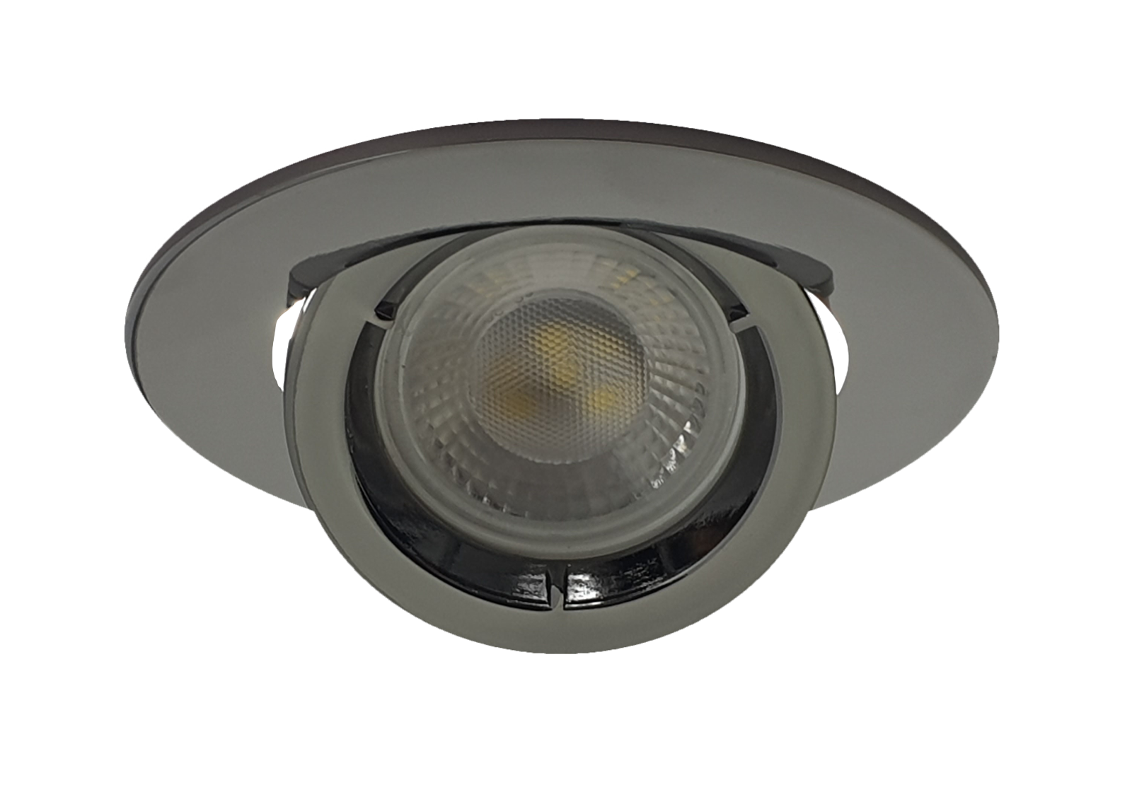 Black chrome GU10 Scoop Tilt Directional Recessed  Ceiling Spotlight Downlights UKEW