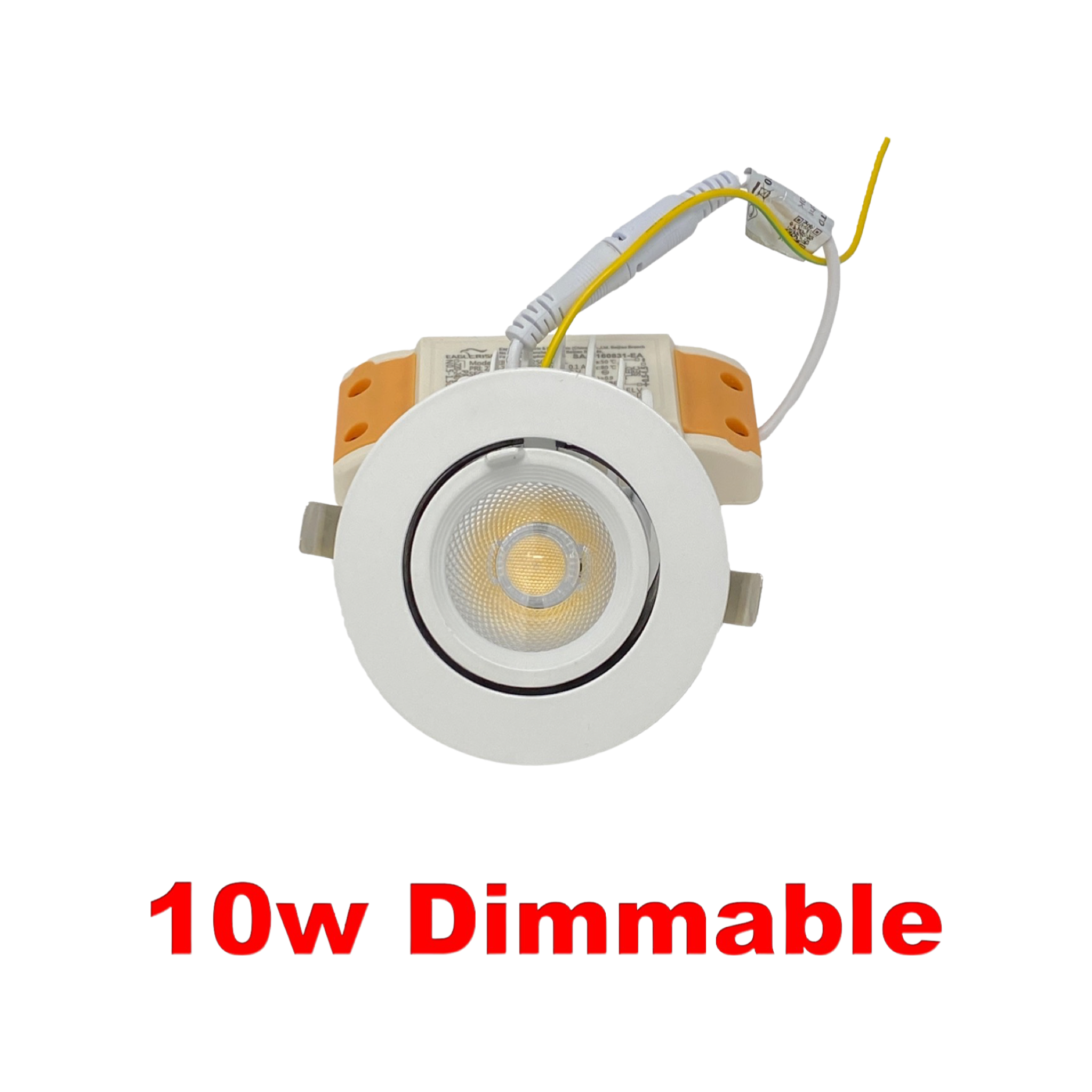 Dimmable LED Scoop DownLight Commercial Directional Adjustable Retail Lights 10w UKEW