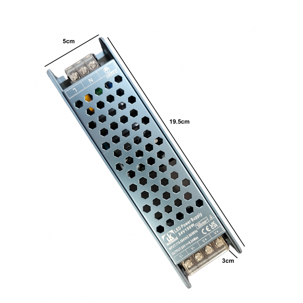 150W LED Driver 24V Constant Voltage Slim Series